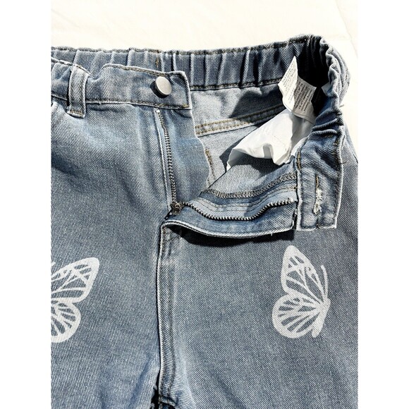 Shein Denim Jeans Girl Youth Size 10 Color Light Blue - Picture 4 of 6